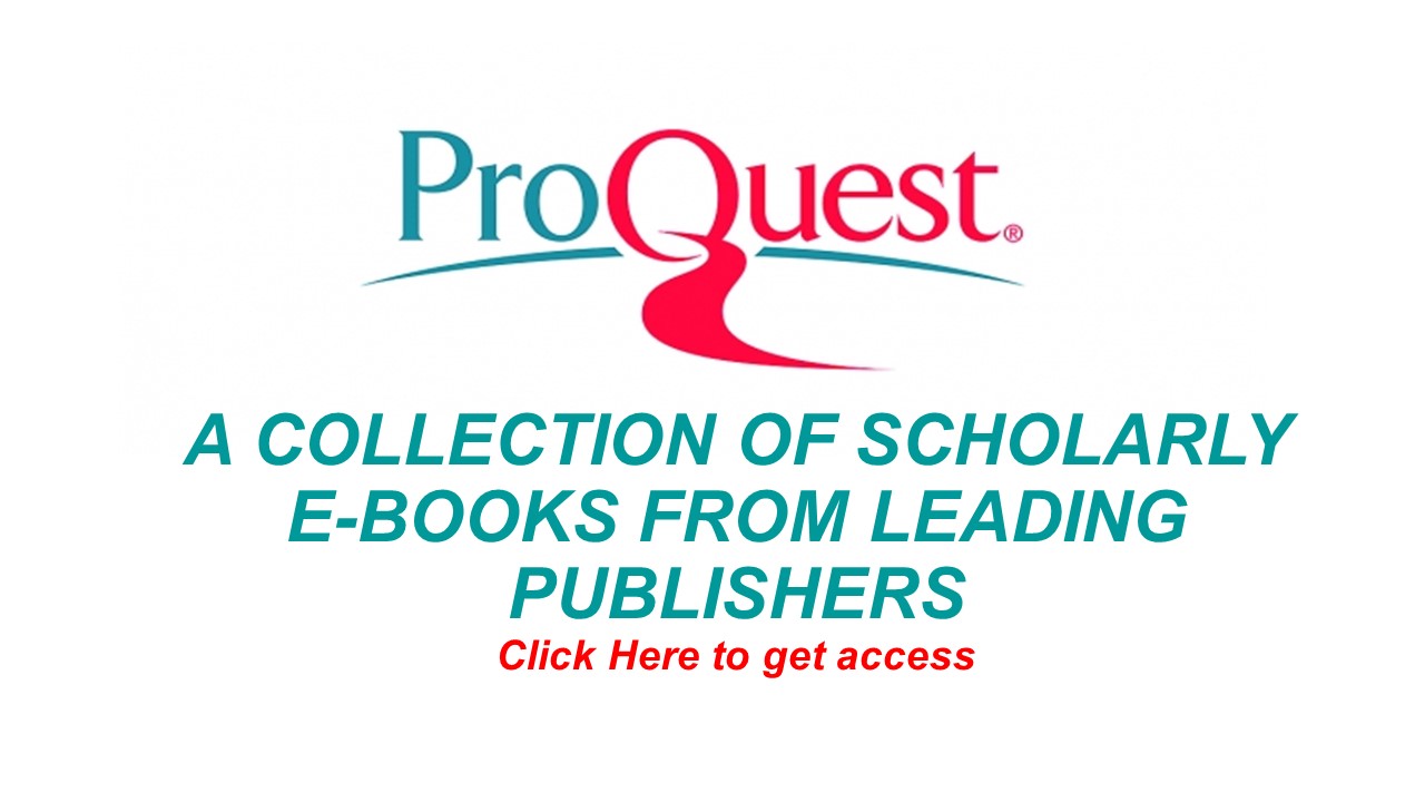 ProQuest E-Books