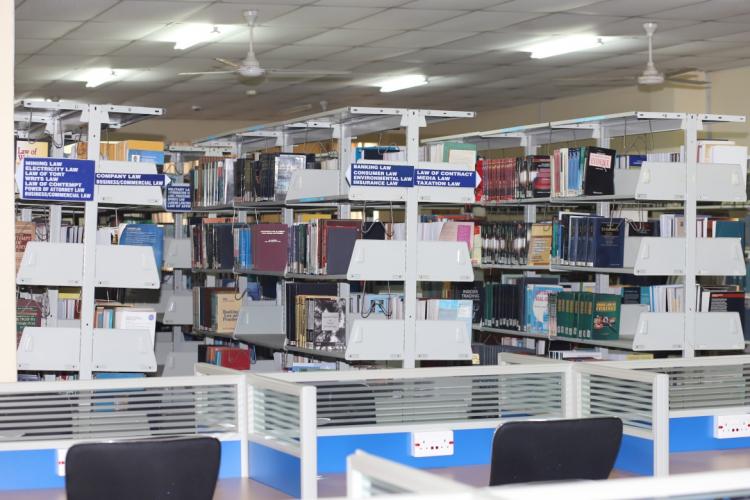 Collections of Law Books in book shelf